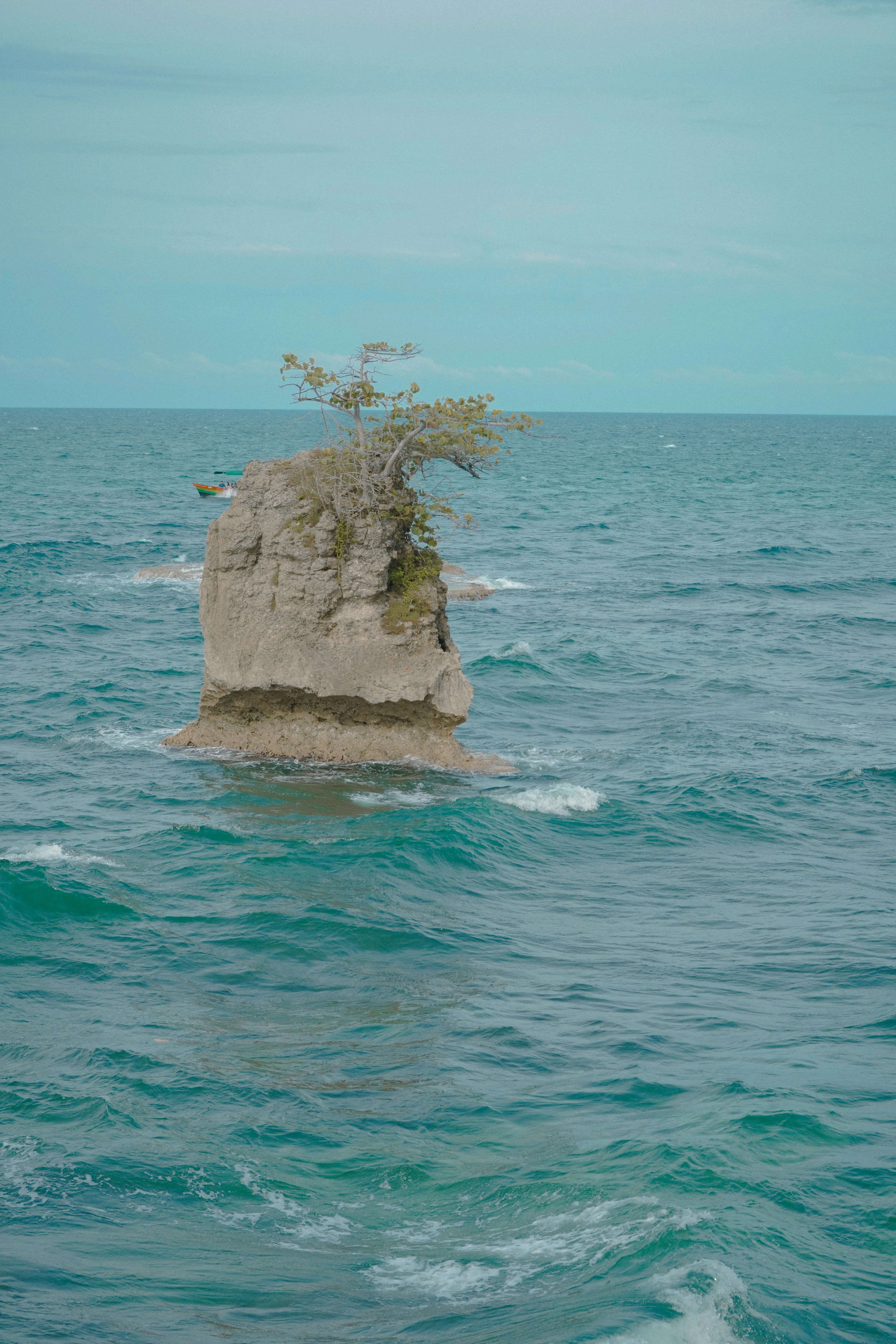 Coastal rock formation in the Gandoca–Manzanillo Wildlife Refuge, on Costa Rica’s southern Caribbean coast.